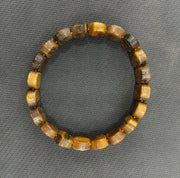 FLAT TIGER EYE BRACELET